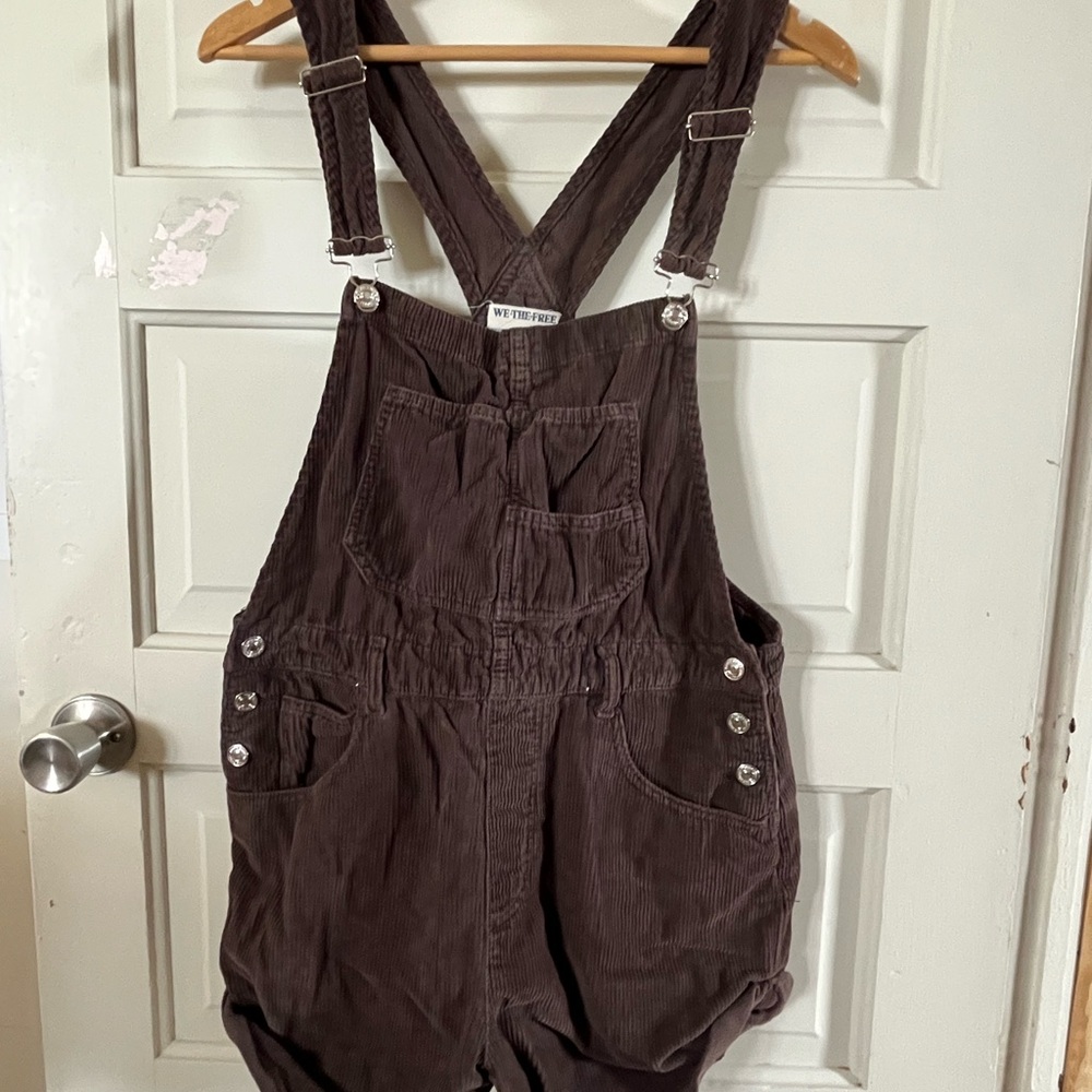 Brown Corduroy Overalls